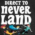 thumbnail image 3 of Disney - Peter Pan - Direct to Never Land - Toddler And Youth Girls Short Sleeve Graphic T-Shirt, 3 of 5