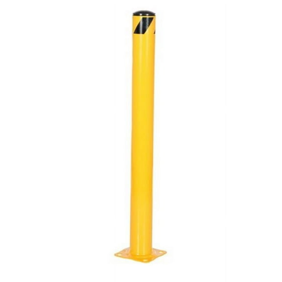 Vestil Steel Pipe Safety Bollard,42 x 4-1/2" BOL-42-4.5