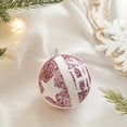 thumbnail image 4 of Fiudx Adorno Colgante para Árbol de Navidad, Bolas Navideñas de Espuma con Lentejuelas, Adornos Suaves y Adorables, Decoración Festiva para El Hogar, Fácil de Colgar, Reutilizable para Múltiples Fest, 4 of 7