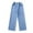A117-Blue, variant on Hessimy Girls Jeans Size 10-12 Pants For Teen Girls Girls Jeans Denim Elastic Wasit Wide Leg Baggy Pants Kids Clothes (Blue,9-10 Years)