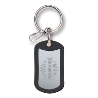 Harley-Davidson Embroidered Woven Key Chain, Bar & Shield Logo