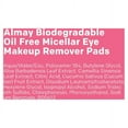thumbnail image 3 of Almay Biodegradable Oil Free Micellar Eye Makeup Remover Pads, 3 of 3