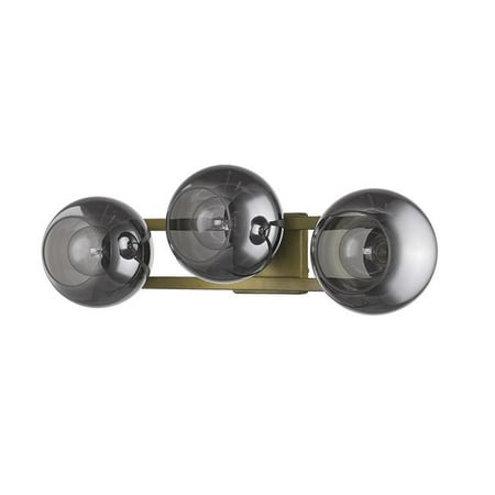 

Trend Lighting TW40040AB Lunette 3-Light Aged Brass Sconce