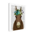 thumbnail image 2 of Fab Funky 'Donkey Bohemian 3 Book Print' Canvas Art, 2 of 3