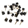 thumbnail image 3 of 10 Pairs of Black Rubber High Tips Replacement, Stiletto s Repair Dowel Lifts, 9mm, 3 of 9