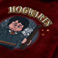 thumbnail image 3 of Lego Harry Potter Kids Oversize Fleece Lounge Hoodie Red One Size, 3 of 3