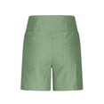 thumbnail image 5 of KIHOUT Women's Plus Size Bermuda Shorts, High Waist Stretch Twill Hiking Shorts, Casual Summer Knee-Length Shorts with Pockets, 5 of 9