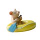 thumbnail image 3 of Estatua de cerdo para jardín, figura de cerdo deportiva en miniatura, estatua rústica, artesanía creativa de cerdo, modelo de cerdito, adorno de cerdo kayak, 3 of 8