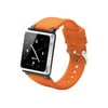 iWatchz Q Collection - Wrist pack for player - stainless steel, silicone, polycarbonate - orange
