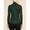 thumbnail image 2 of Doublju Women's Basic Slim Fit Sweater Long Sleeve Turtleneck T-Shirt Top Pullover, 2 of 2