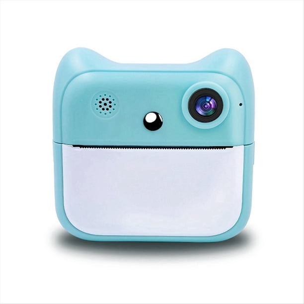 Cámara de Impresión HD MiniPrint Cámara de Impresión para Niños Cámara Digital de Impresión Térmica Cámara Digital Adecuada para Niñas y Niños, B