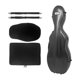 thumbnail image 2 of Estuche de viaje para violín 4/4, bolsa de transporte, estuche rígido profesional para violín, con correas para accesorios de instrumentos musicales negro Hugo Estuche de violin, 2 of 10