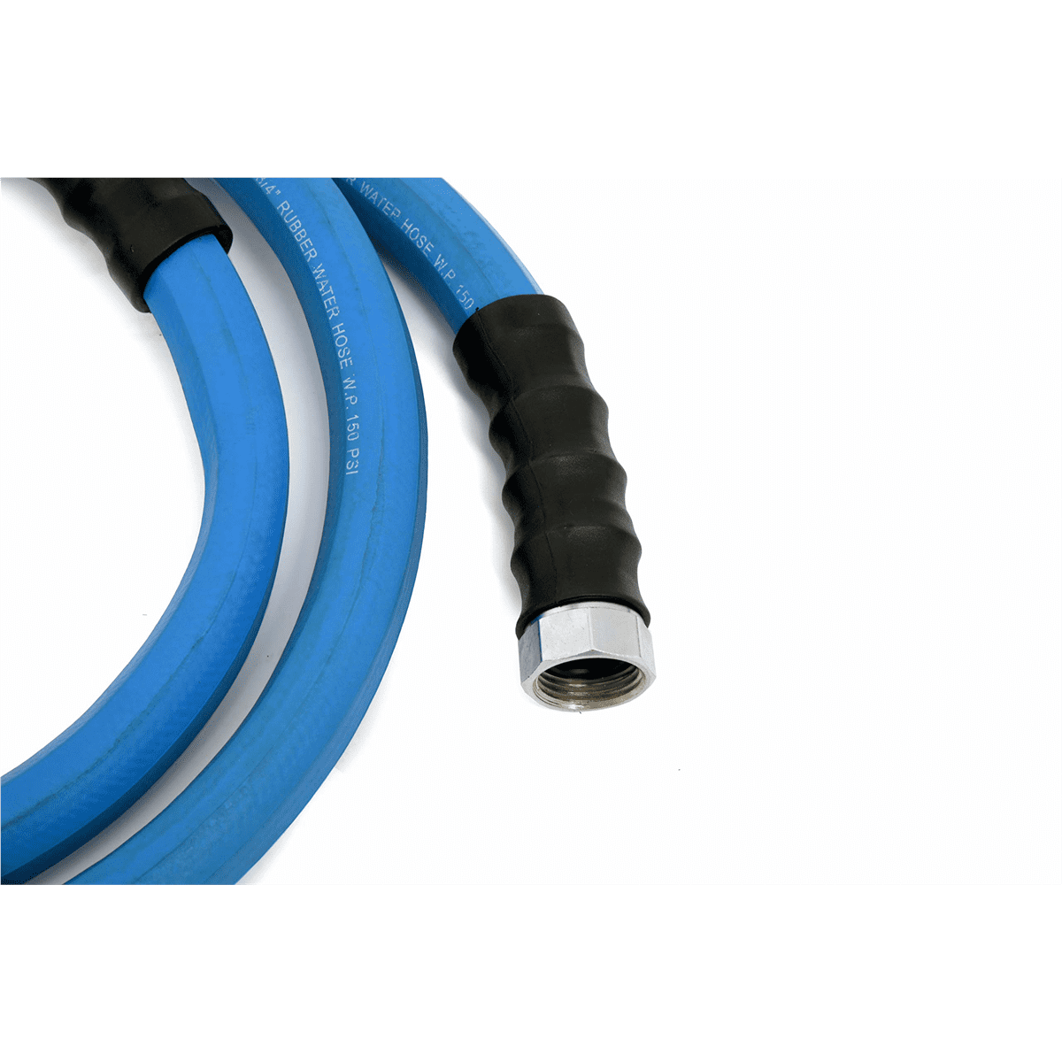 BluBird BSAL3406 AG-LITE 3/4"x06' Hot/Cold Water Braided Rubber Garden Hose