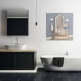 thumbnail image 2 of Stupell Industries Bathroom Sink & Mirror Cottage Painting Wrapped Canvas Canvas Art Print Wall Art, 30 x 30, 2 of 7