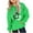 Green, variant on HOMADLES Oversize Teen Girls Hoodies Graphic Cute Printing Casual Long Sleeve Pullover for Girls with Pocket Hooded Sweatshirt Mint Green 7-8T