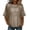 Brown, variant on Womens Sparkly Sequin T-Shirt Short Sleeve Crew Neck Shirt Trendy Summer Casual Outdoor Tops