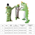 thumbnail image 3 of Dinosaur sleeping bag double-sided flannel wearable blanket thickened U8Y4HY78, 3 of 8