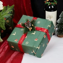 Christmas Present Decorating Wreath Bow Wedding Party Wrap Ribbon with Holly Berry