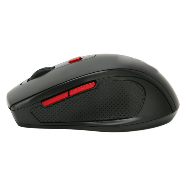 Ratones Ratón Inalámbrico 2.4G 3 DPI Ajustables Alta Precisión Diseño Ergonómico Agradable Para La Piel Amplia Compatibilidad Ratón Para Juegos