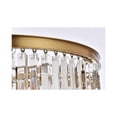 thumbnail image 5 of Elegant Lighting Sydney 30" Metal/Crystal Chandelier in Satin Gold/Clear, 5 of 8