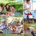 thumbnail image 6 of Yiaed Hawaiian Style Print Lunch box lunch bag Portable Insulated Lunch Box for Women Men Cooler Tote Bag with Front Pocket for Work Picnic Travel, 6 of 6