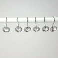 thumbnail image 4 of NIBOLOG 12Pcs/Set Curtain Hooks Decorative Easy to Operate Stainless Steel Waterproof Rhinestone Curtain Hanger Household Supplies, 4 of 8