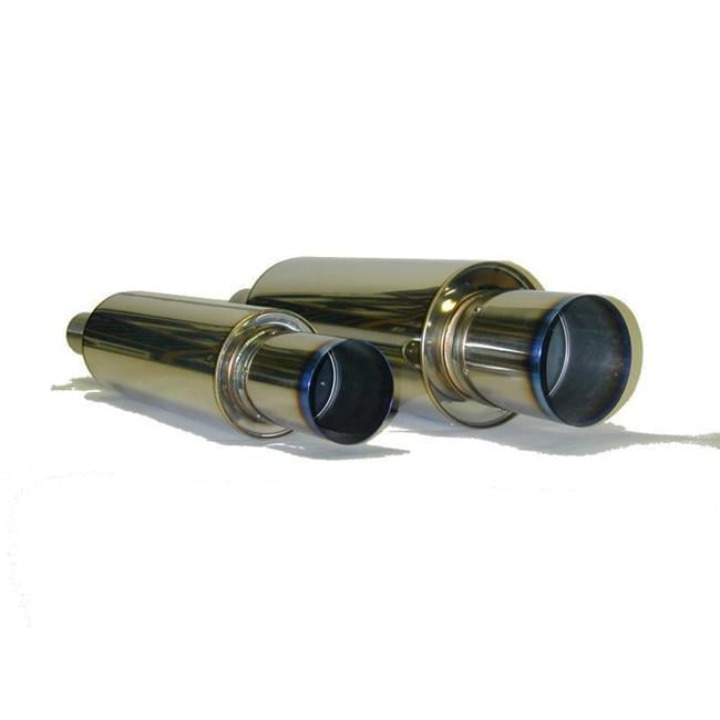 HKS 34005-FK002 130 mm Universal Stainless Hi Power Titanium Muffler