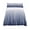 Blue, variant on 3 Piece Twin Sheet Set Blue White Sheets Set for Twin Size Bed, Breathable Soft Microfiber Bed Sheets Cooling Ombre Gradient Striped Minimalist Texture Fitted Sheet Deep Pocket, Pillowcases