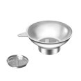 thumbnail image 1 of Embudo de Metal Nomatox Grande con Colador para Transferir Leche, Zumo y Aceites, 1 of 6
