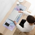 thumbnail image 3 of Chic Pink PU Leather Desk Mat - Waterproof & Durable for Computer, PC & Laptop Protection, 3 of 7