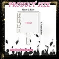 thumbnail image 3 of Modern Home Decor, Sublimation Graduation Fans Blank MDF Sublimation Grad Fans Hardboard Wood Sublimation Blanks for DIY Grad Class Of Memorial Decor, 3 of 5