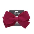 thumbnail image 3 of Motique Accessories Raspberry Sweatshirt Fleece Hair Bow Hair Clip Large-One Size Fit for Teens Girl, 3 of 3