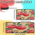thumbnail image 2 of Comic Apples Pattern Kitchen Mat Set of 2 Non-Slip Washable Kitchen Rugs Waterproof Comfort Standing Floor Mats for Kitchen Home Office Sink Laundry 17x29 Inch + 17x47 Inch, 2 of 6
