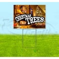 thumbnail image 1 of Christmas Trees (18" x 24") Yard Sign, Includes Metal Step Stake, 1 of 6