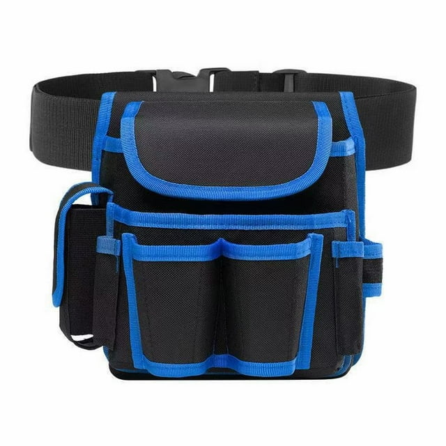 Trendy Tool Kit for Home, Carpenter Tool Belt Adjustable Work Belt | Large Capacity Storage Bag for DIY Gardening Woodworking Electricity Home and Work