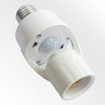 thumbnail image 2 of E27 Light Bulb Lamp PIR Motion Activated Socket Adaptor Converter Useful for Home Lighting Automation, 2 of 8