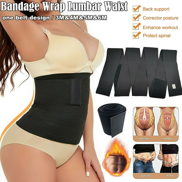 Lumbar Waist Support Snatch Up Bandage Wrap Sauna Belt Trimmer