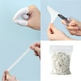 YoaNJYG 100 PCS Disposable Finger Cover Latex Cosmetic Wear Electronic Industry Labor Anti Slip