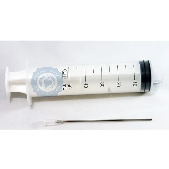 Super Size Syringe For Cartridge Refill Ciss Cis (50 Ml)   Extra Long Needle