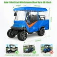 thumbnail image 2 of 10L0L 4 Person Golf Cart Enclosure 86’’ , Universal 600D Driving Rain Cover for Yamaha EZGO Club Car, Golf Cart Accessories, 2 of 8