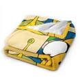 thumbnail image 2 of Adventure Time Blanket, Anime Throw Blanket For Bed Sofa Couch, Super Soft Flannel Blanket For Bedroom Livingroom, 40"X30", 2 of 9