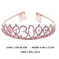 thumbnail image 2 of Houderco 1Jgo Etiquette Belt Tela Con De Cristal Para Fiesta Y Cumpleaños, 2 of 5