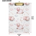 thumbnail image 3 of Coolnut Sheep Clipboard, Acrylic Standard A4 Letter Size Clip Board with Low Profile Clip for Office, Classroom, Doctor, Nurse and Teacher, 12.5"x9", 3 of 7