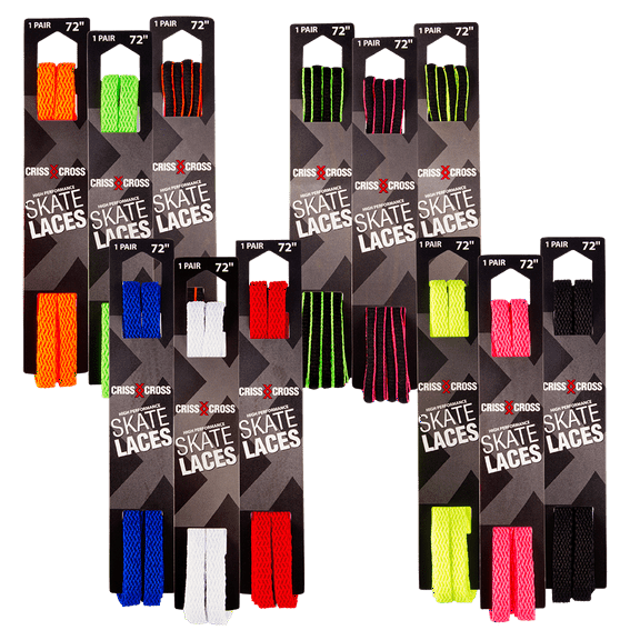 Riedell Criss Cross Laces - Skinny (3/8" Width)