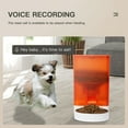 thumbnail image 6 of U.S. Solid 4L Orange Automatic Cat Feeder Pet Food Dispenser with Stainless Steel Bowl, 6 of 6