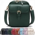 thumbnail image 1 of Collaboraten1 Crossbody Leather Bag, Urvashi Crossbody Leather Bag for women, with Built in Wallet, Vintage Anti-Theft, 1 of 8