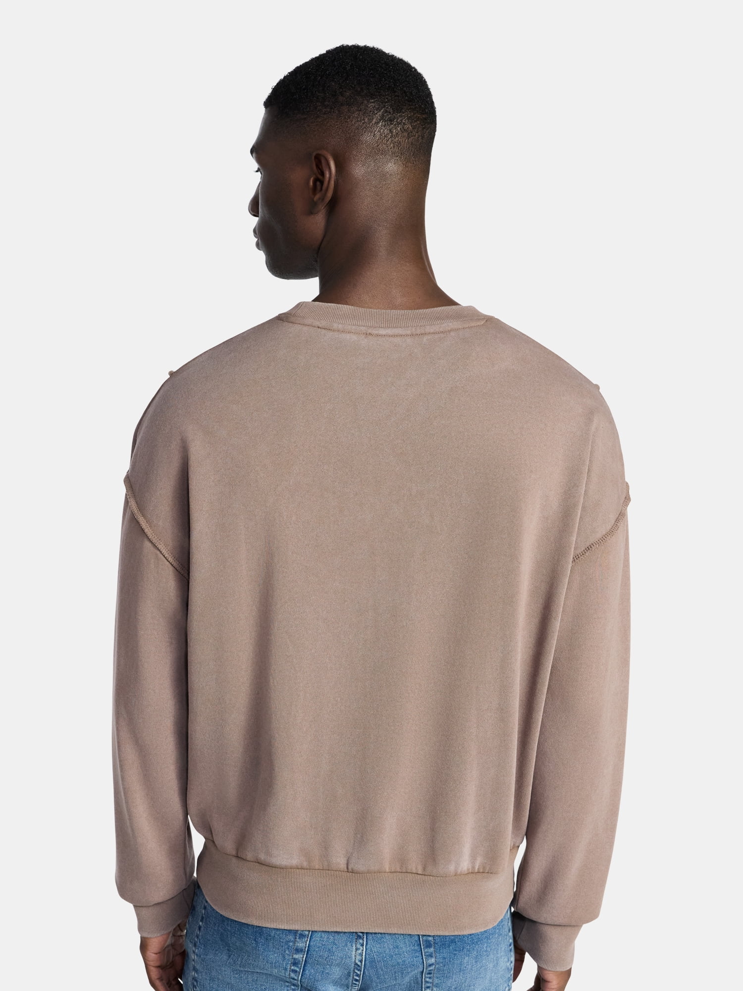 Tupac Men's and Big Men's Crewneck Sweatshirt with Long Sleeves, Sizes XS-3XL