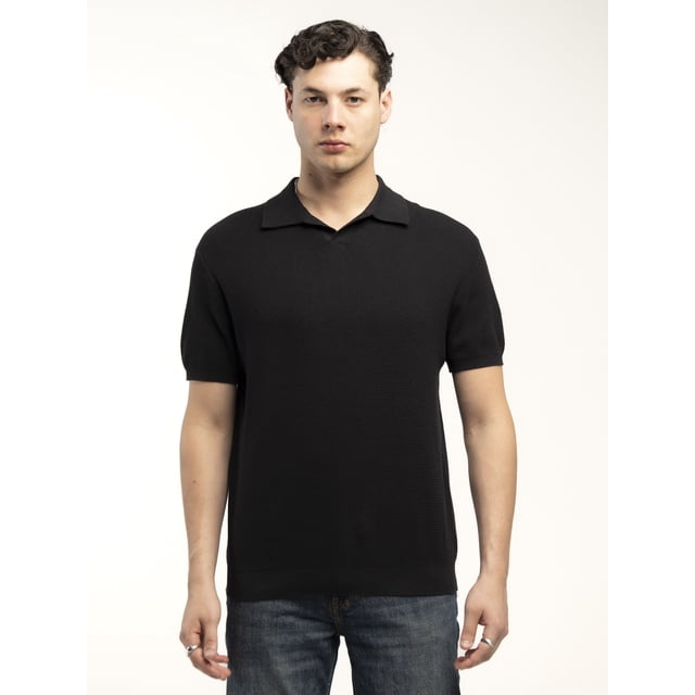 ATLO Playera Polo Casual Para Hombre ALP06BK