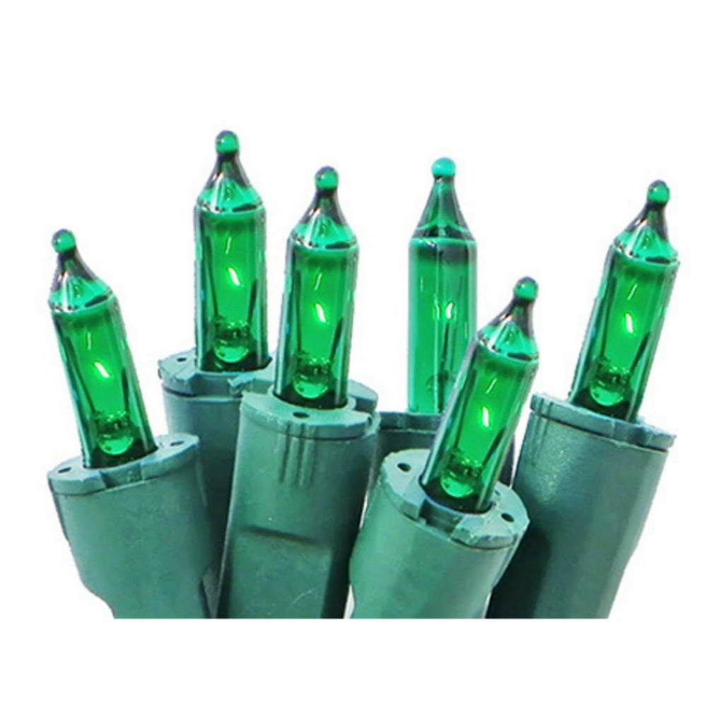 GKI/Bethlehem Lighting 50 ct. PermOSnap Mini Green Christmas Lights