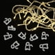 thumbnail image 2 of Paquete de 100 ganchos para colgar luces navideñas, tejas de canalones, ganchos exteriores, color blanco, 2 of 5